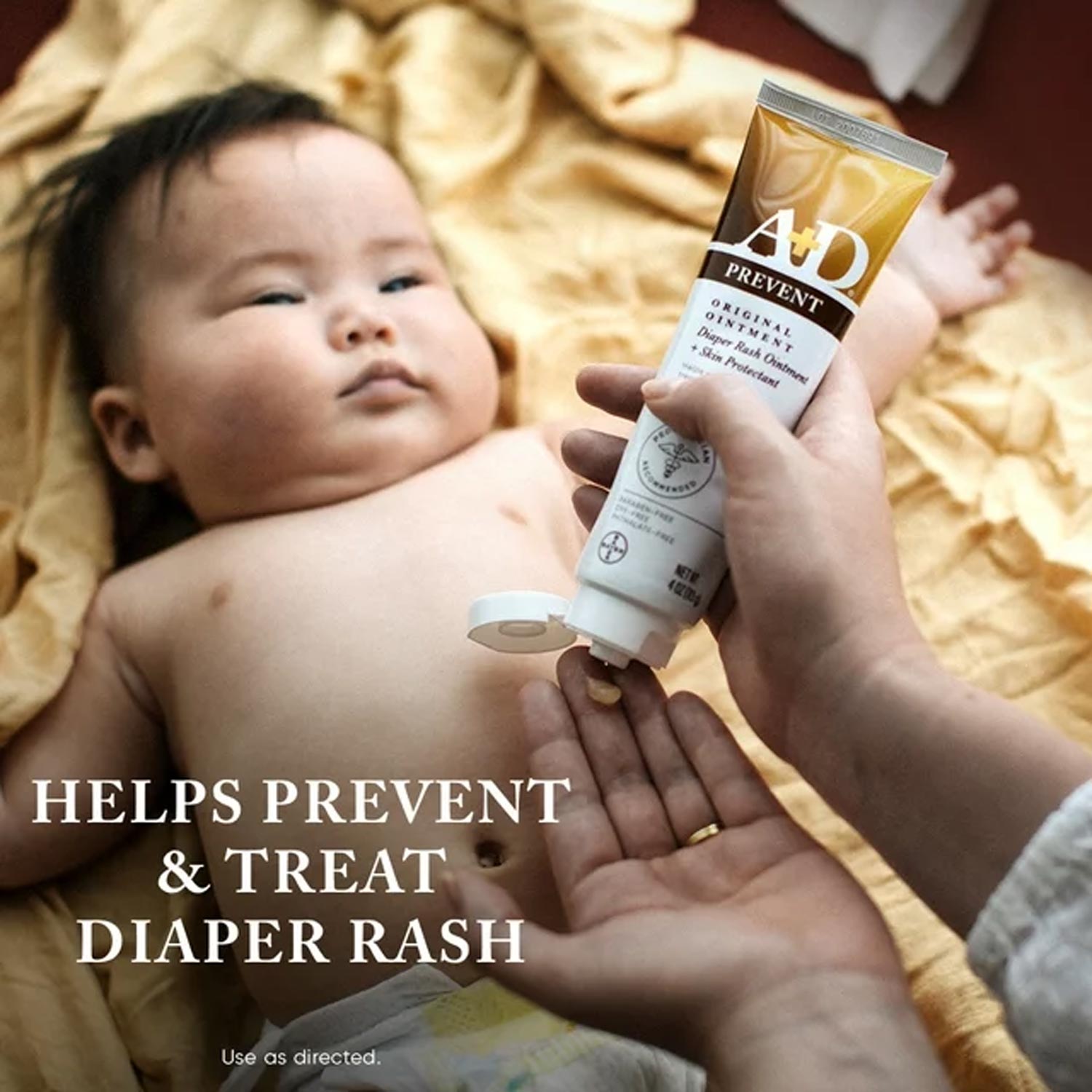 A+D Original Diaper Rash Ointment, Skin Protectant, 16 oz – Bild 4